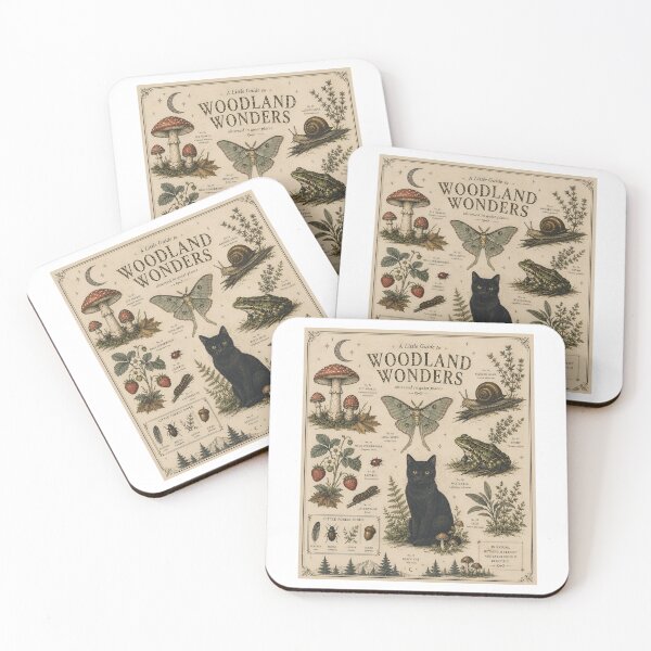 Item preview, Woodland Wonders – Cottagecore Forest Nature Illustration designed and sold by AnteesocialTees.