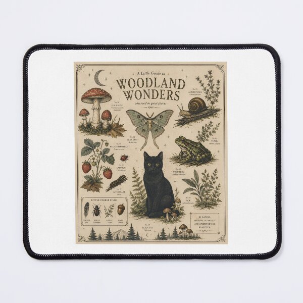 Item preview, Woodland Wonders – Cottagecore Forest Nature Illustration designed and sold by AnteesocialTees.