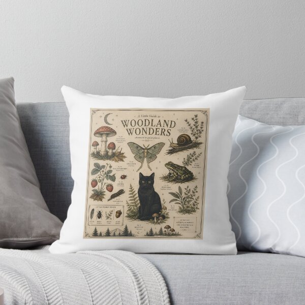 Item preview, Woodland Wonders – Cottagecore Forest Nature Illustration designed and sold by AnteesocialTees.