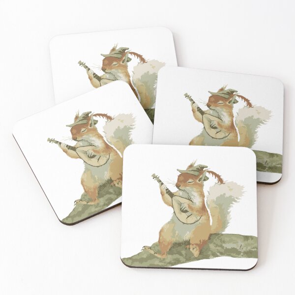 Item preview, Bard Squirrel Fantasy Character Cute Woodland Artwork designed and sold by GeekMix.
