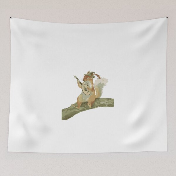 Item preview, Bard Squirrel Fantasy Character Cute Woodland Artwork designed and sold by GeekMix.
