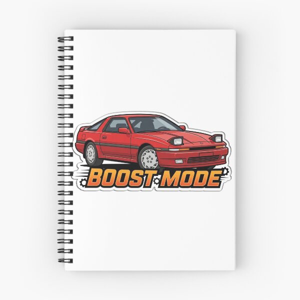 Item preview, Boost Mode Red Retro Sports Car Illustration designed and sold by FotoBastek.