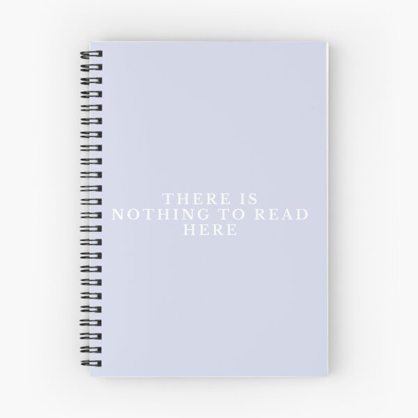 Item preview, There Is Nothing To Read Here - Minimalist White Void Concept Art designed and sold by Neurospicy Trolls.