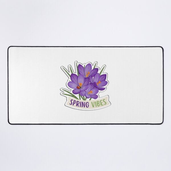 Item preview, Spring Vibes Purple Crocus Flowers Illustration designed and sold by FotoBastek.