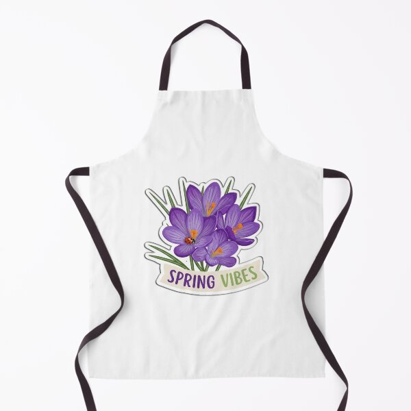 Item preview, Spring Vibes Purple Crocus Flowers Illustration designed and sold by FotoBastek.