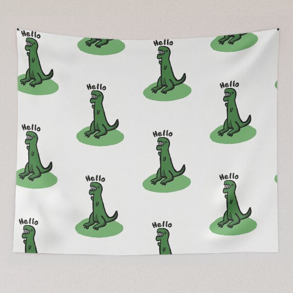 Item preview, Happy dinosaur designed and sold by SombreroDoodles.