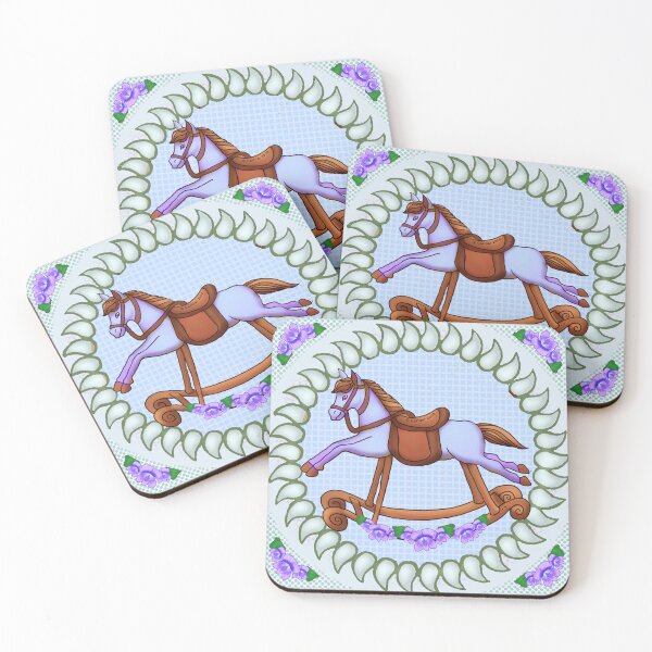 Item preview, Violets Rocking Horse designed and sold by artmuvz.