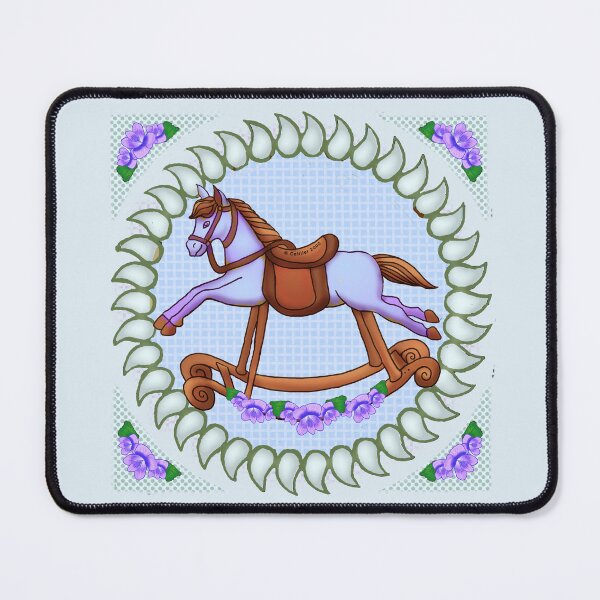 Item preview, Violets Rocking Horse designed and sold by artmuvz.