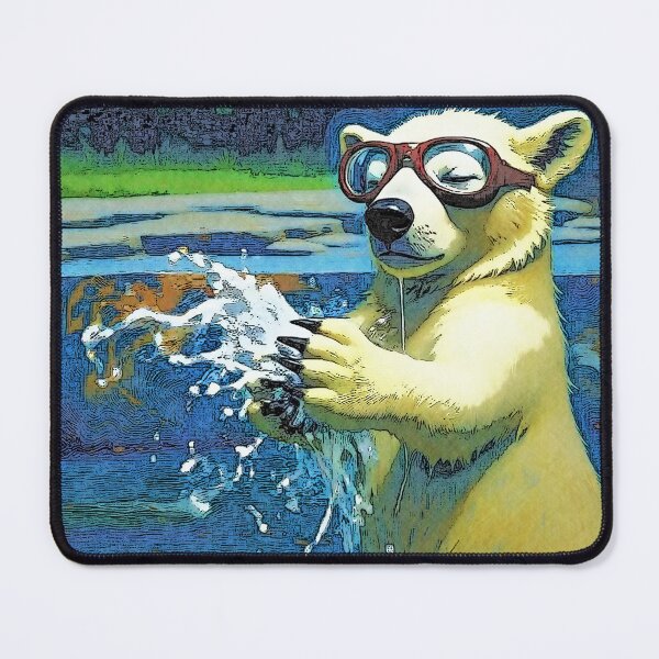Item preview, Look Clean Paws - Polar Bear Cub Washing Paws designed and sold by NaturePrints.