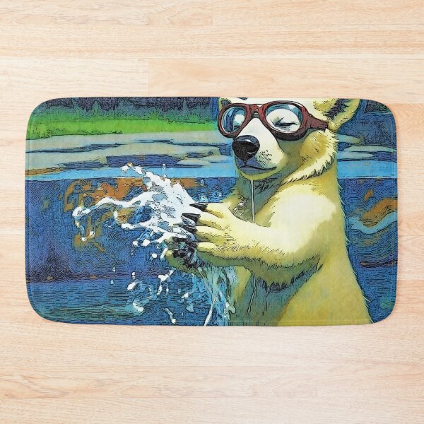 Item preview, Look Clean Paws - Polar Bear Cub Washing Paws  designed and sold by NaturePrints.