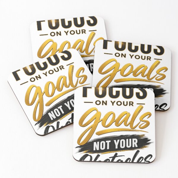 Item preview, Focus on Your Goals, Not Your Obstacles designed and sold by well-zine.