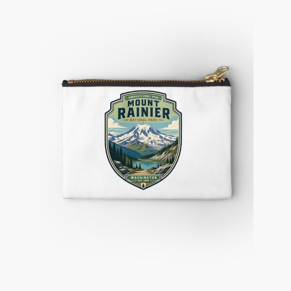 Item preview, America's Iconic Peak Mount Rainier National Park Washington Est. 1899 Travel Hiking Outdoors designed and sold by Simsimah26Parks.