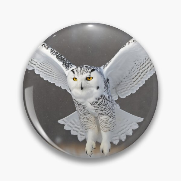 Item preview, Snowy Owl in Flight - Bird Art designed and sold by CrippiCrippi.
