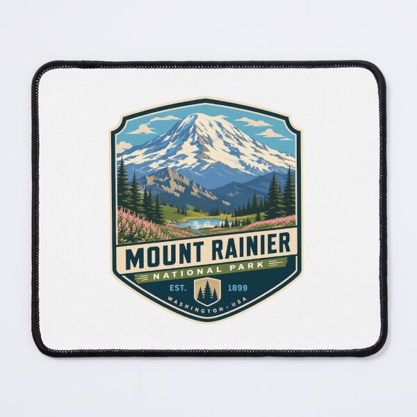 Item preview, Mount Rainier National Park Washington USA Traveler Souvenir designed and sold by Simsimah26Parks.