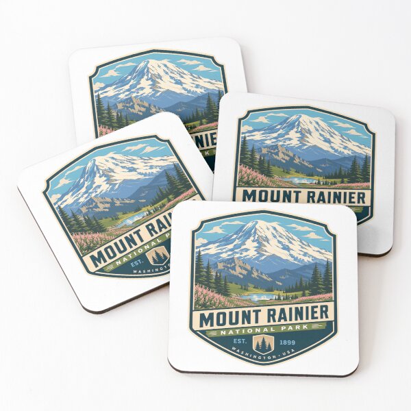 Item preview, Mount Rainier National Park Washington USA Traveler Souvenir designed and sold by Simsimah26Parks.