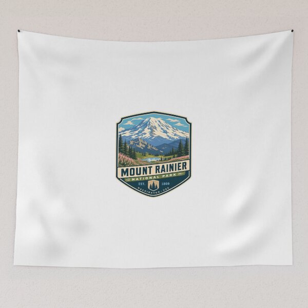 Item preview, Mount Rainier National Park Washington USA Traveler Souvenir designed and sold by Simsimah26Parks.