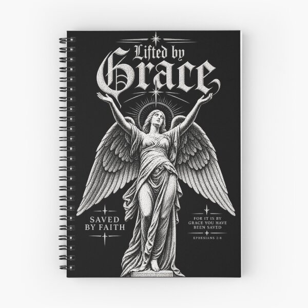 Item preview, Faith in Christ – Saved by Faith | Christian Vintage Gothic Design designed and sold by SanctumAtelier.