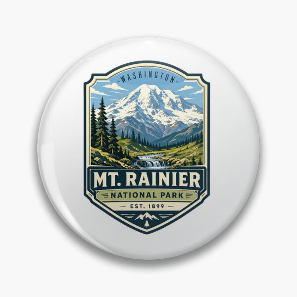 Item preview, Washington Mt. Rainier National Park Est. 1899 Washington State Mountain Hiking Traveler designed and sold by Simsimah26Parks.