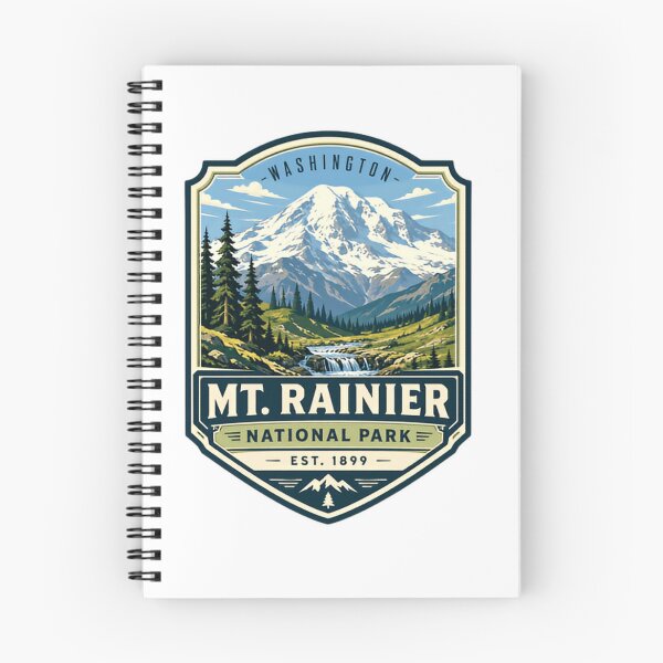 Item preview, Washington Mt. Rainier National Park Est. 1899 Washington State Mountain Hiking Traveler designed and sold by Simsimah26Parks.