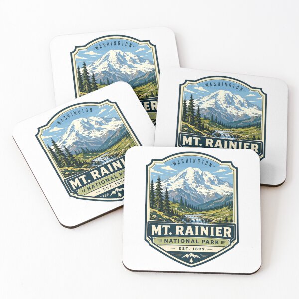 Item preview, Washington Mt. Rainier National Park Est. 1899 Washington State Mountain Hiking Traveler designed and sold by Simsimah26Parks.