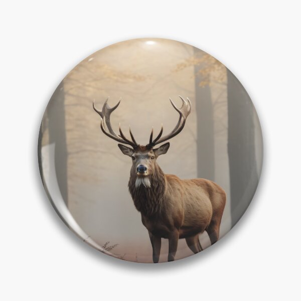 Item preview, Majestic Red Stag - Autumn Wildlife Art designed and sold by CrippiCrippi.