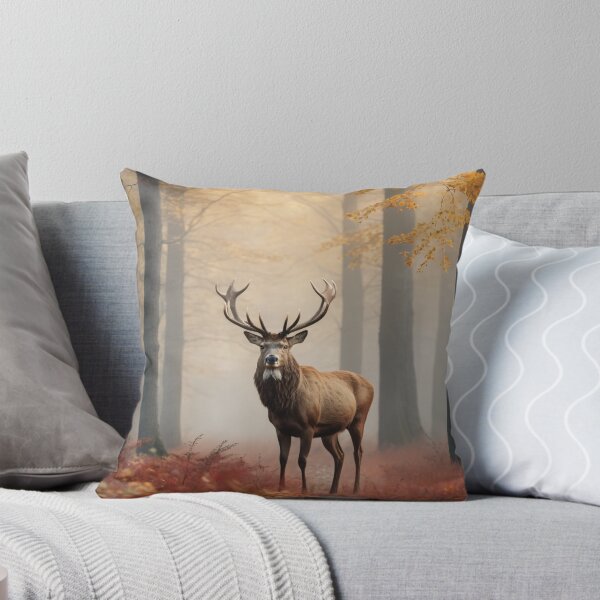 Item preview, Majestic Red Stag - Autumn Wildlife Art designed and sold by CrippiCrippi.