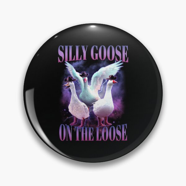 Item preview, Silly Goose On The Loose Funny Goose Meme designed and sold by BelkaMd.