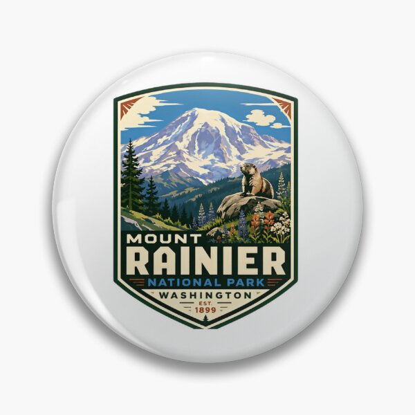 Item preview, Mount Rainier National Park Washington Est. 1899 National Park Lover Mountain Hiker Traveler designed and sold by Simsimah26Parks.