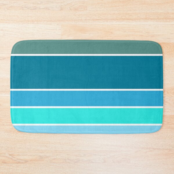 Item preview, Nautical Decor Stripes in Ocean Colors Retro Coastal Vibes 2/4 designed and sold by Beachy.