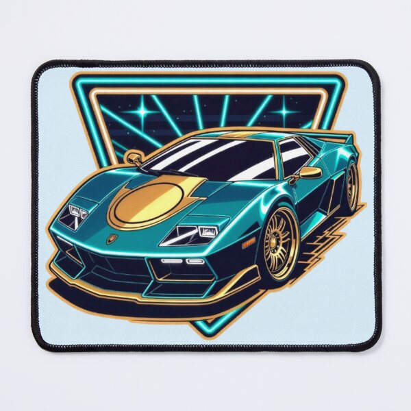 Item preview, Retro Synthwave Supercar - Neon Cyber Vector Graphic designed and sold by Nexus Space.