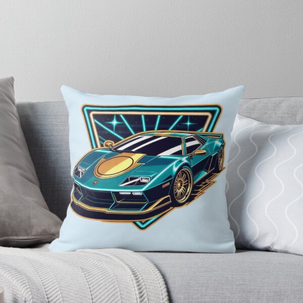 Item preview, Retro Synthwave Supercar - Neon Cyber Vector Graphic designed and sold by Nexus Space.