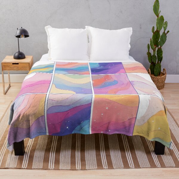 Item preview, Abstract wave patterns in pastel colors and glitter designed and sold by Mianku | Für das Leben.