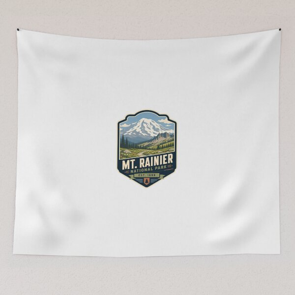 Item preview, Mt. Rainier National Park Washington State Outdoor Adventure Est 1899 designed and sold by Simsimah26Parks.