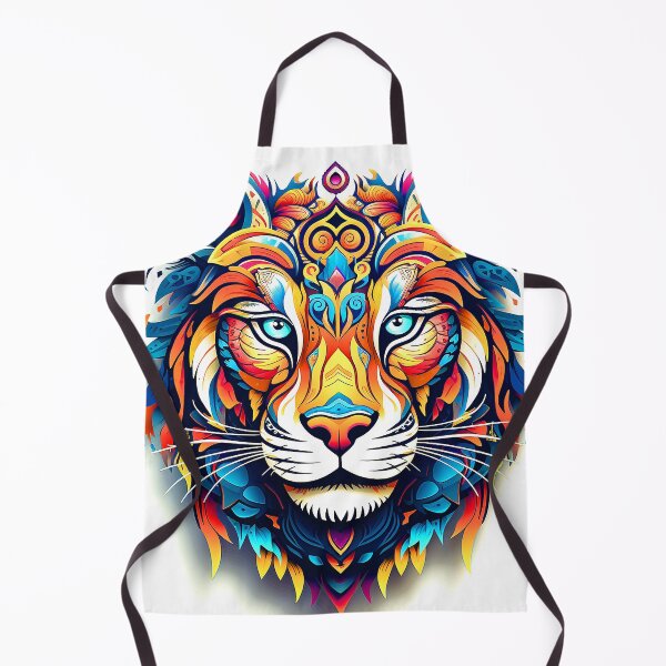 Item preview, Luxurious Lion's Face Exotic Art In Fantasy Colors designed and sold by DEC02.