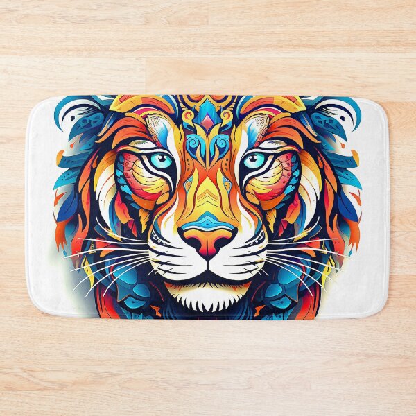 Item preview, Luxurious Lion's Face Exotic Art In Fantasy Colors  designed and sold by DEC02.