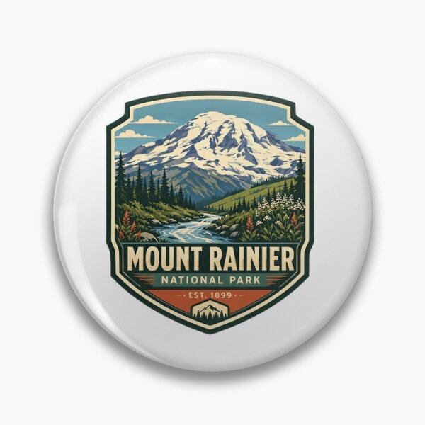Item preview, Mount Rainier National Park Est. 1899 Washington State Outdoor Adventure designed and sold by Simsimah26Parks.