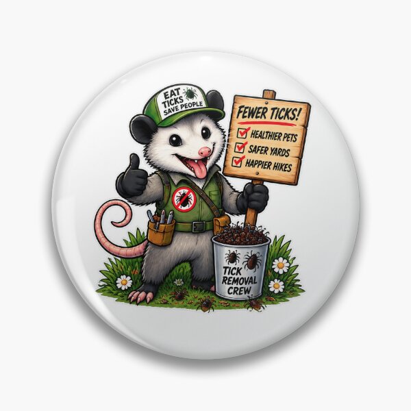 Item preview, Opossum  Tick Removal Crew 4A designed and sold by CrumbBumStudio.