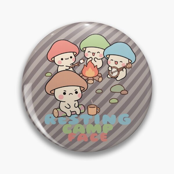 Item preview, Resting Camp Face designed and sold by ChillnFillShop.
