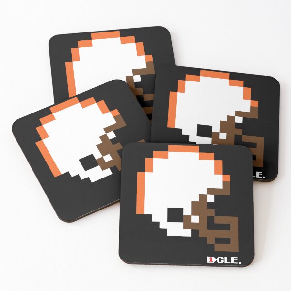 Item preview, Browns White Alternate Tecmo Bowl Helmet designed and sold by TecmoBowlSports.