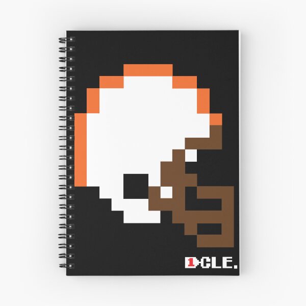 Item preview, Browns White Alternate Tecmo Bowl Helmet designed and sold by TecmoBowlSports.