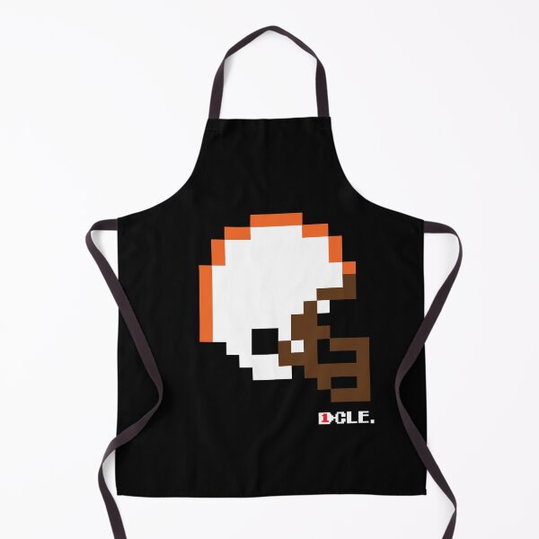 Item preview, Browns White Alternate Tecmo Bowl Helmet designed and sold by TecmoBowlSports.