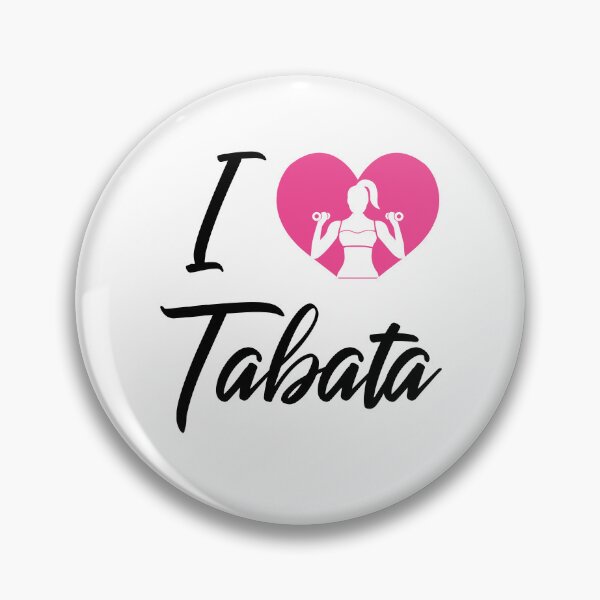 Item preview, I Love Tabata Fitness Lover Design designed and sold by GetGoodFit.