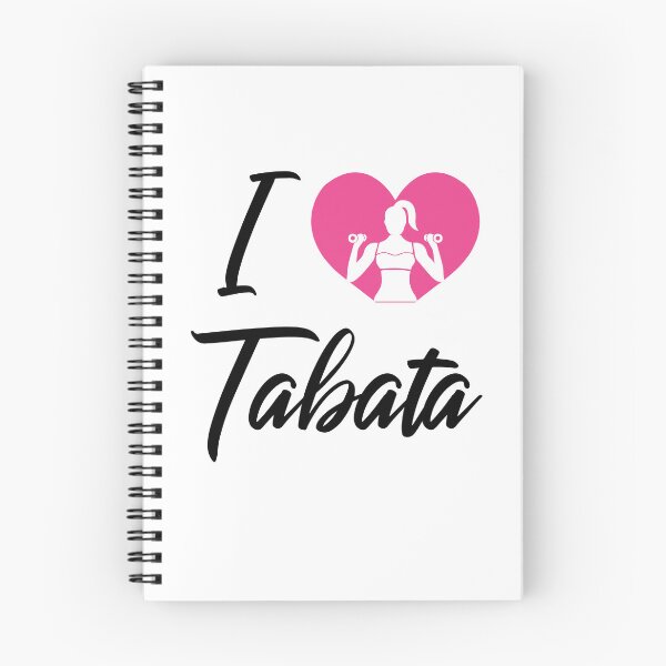 Item preview, I Love Tabata Fitness Lover Design designed and sold by GetGoodFit.