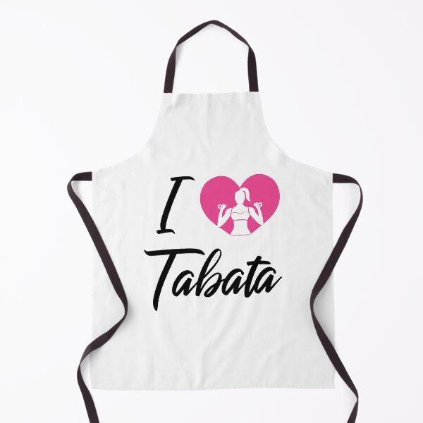 Item preview, I Love Tabata Fitness Lover Design designed and sold by GetGoodFit.