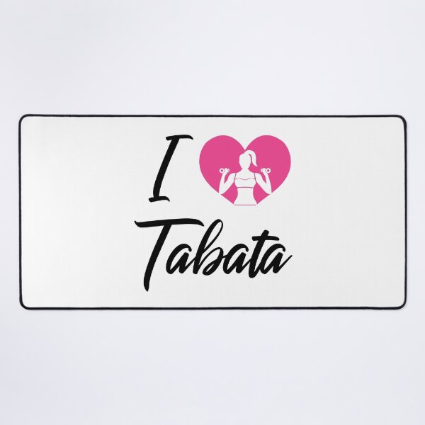 Item preview, I Love Tabata Fitness Lover Design designed and sold by GetGoodFit.