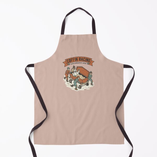 Item preview, Coffin Racing Colorado USA Winter Snowman Coffin Race Art designed and sold by KiwiRider.