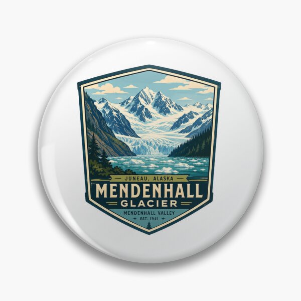 Item preview, Juneau, Alaska Mendenhall Glacier Mendenhall Valley Est. 1941 Alaska Travel Souvenir Visitor designed and sold by Simsimah26Parks.