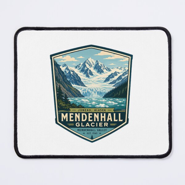 Item preview, Juneau, Alaska Mendenhall Glacier Mendenhall Valley Est. 1941 Alaska Travel Souvenir Visitor designed and sold by Simsimah26Parks.