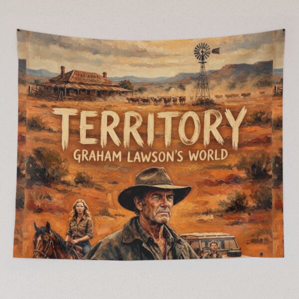 Item preview,  Outback Drama Fine Art Tribute designed and sold by Art's Diner.