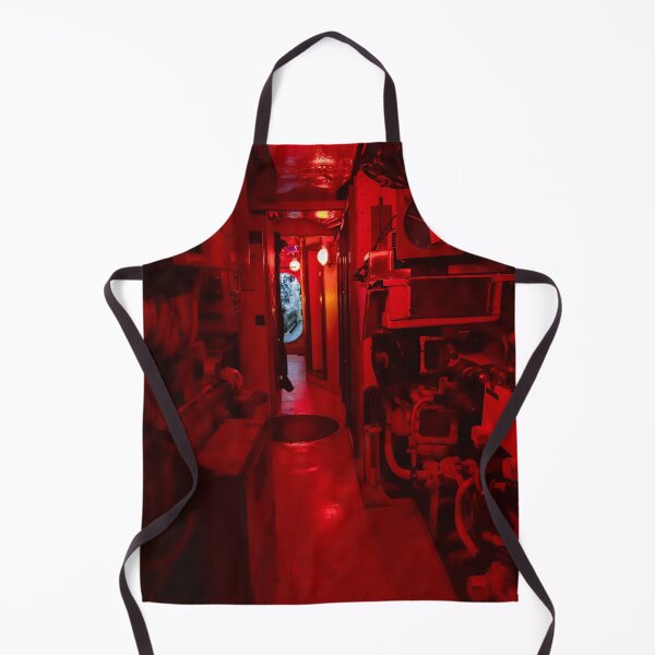 Item preview, Red-Lit Interior of Retired Submarine HMCS Ojibwe in Port Burwell, Ontario designed and sold by jrtwynam.